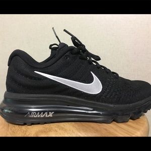 Nike Air Max 2017 Black Airmax Size 6.5 (6 1/2)